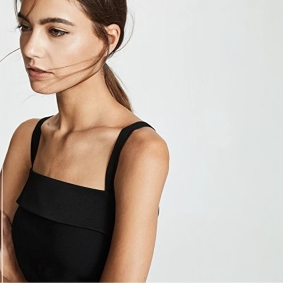 NWT VINCE Black Tuxedo Jumpsuit, Size 14 - Picture 3 of 15